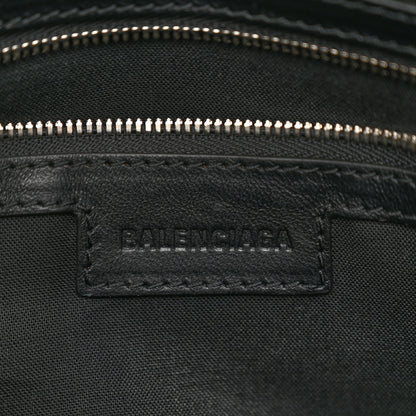 Balenciaga Agneau Arena Silver Hardware Medium Le City Black 6 of 9