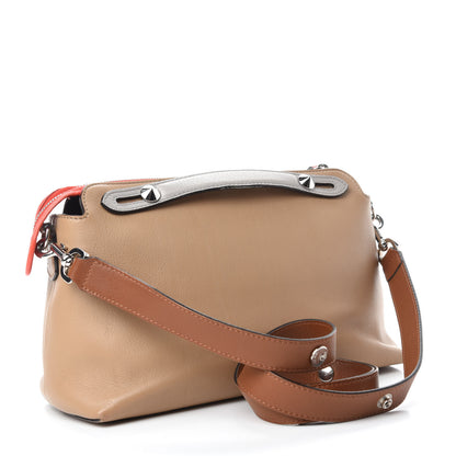 Fendi Vitello Dolce 5 Color Medium By The Way Boston Bag Cuoio Multicolor 3 of 16