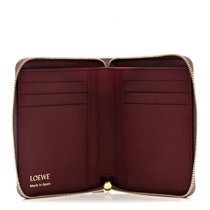 Loewe Calfskin Compact Knot Zip Around Wallet Dirty Mauve 5 of 7
