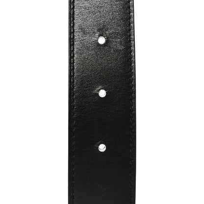 Hermes Box Togo 32mm H Speed Belt 85 34 Black Chocolate Gris Clair 6 of 7