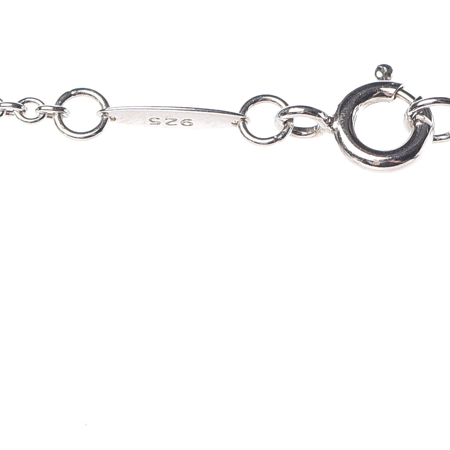 Sterling Silver Elsa Peretti 5 Open Hearts Necklace