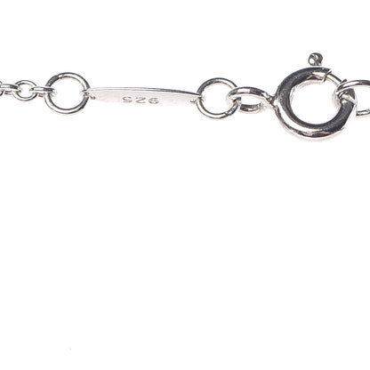 Tiffany Sterling Silver Elsa Peretti 5 Open Hearts Necklace 6 of 9