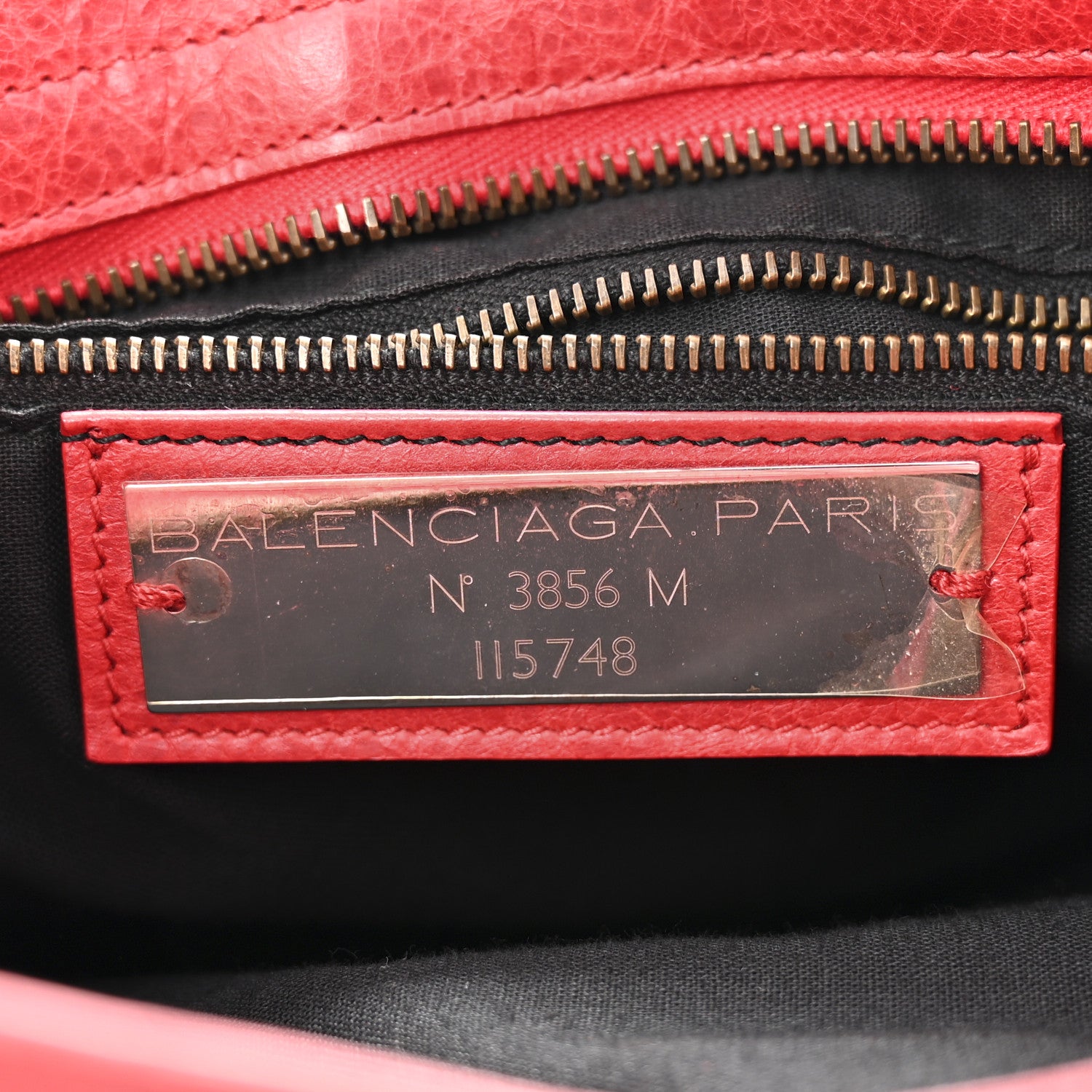Balenciaga Agneau Classic Hardware City Rouge Coquelicot 7 of 12