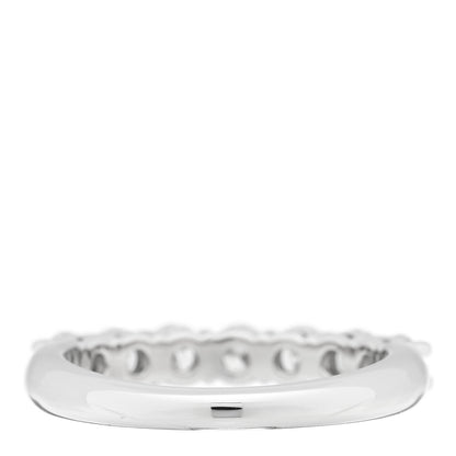 Tiffany Platinum Diamond .91ctw 3.5mm Embrace Band Ring 52 6 3 of 5