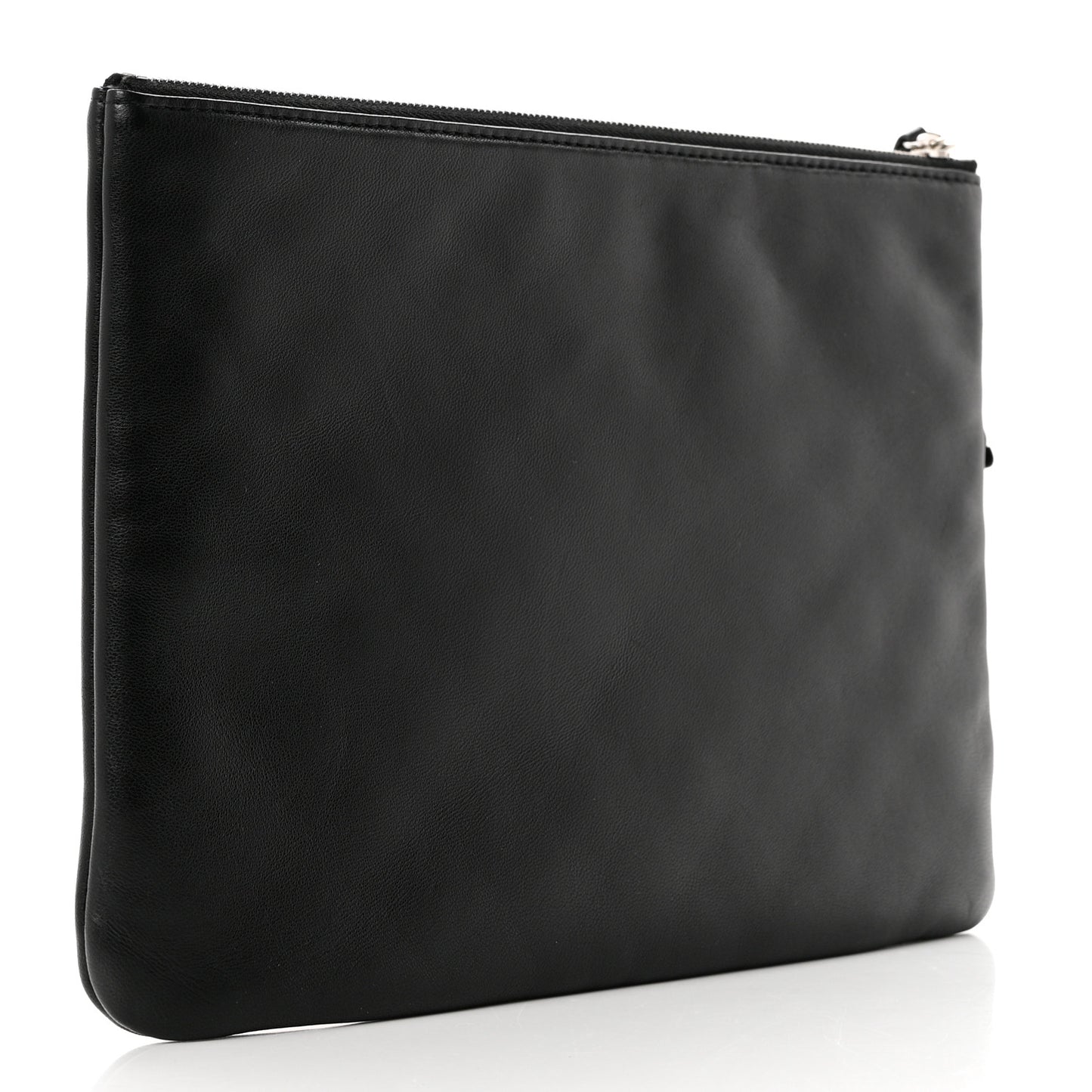 Lambskin Medium Cuba Car Cosmetic Case Black
