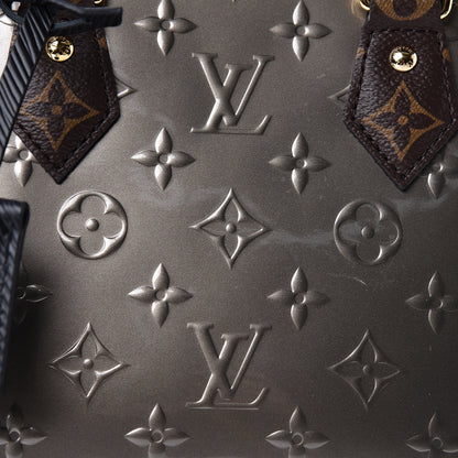 Louis Vuitton Vernis Epi Monogram Alma BB Champagne Metallise 8 of 11