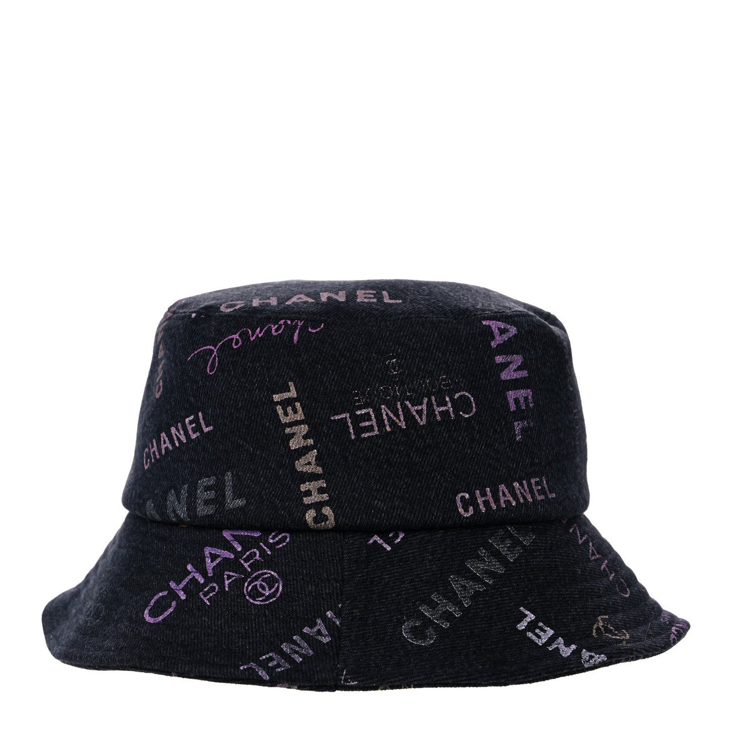 Denim Mood Cloche Bucket Hat S Black