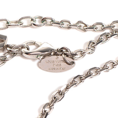 Louis Vuitton Love Letters Timeless Long Necklace SIlver 4 of 4