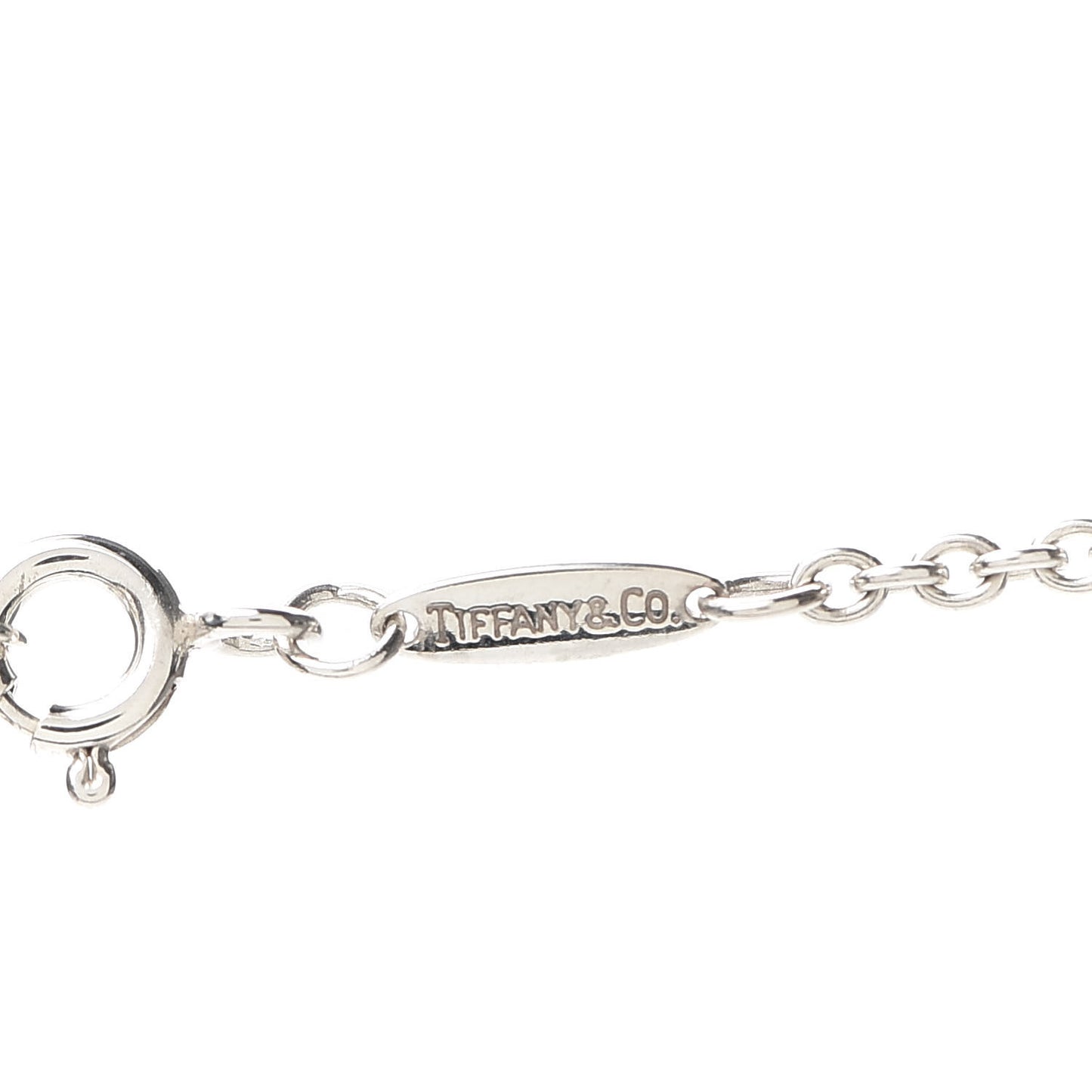 Sterling Silver Pearl 9-9.5mm Elsa Peretti Open Heart Lariat Necklace