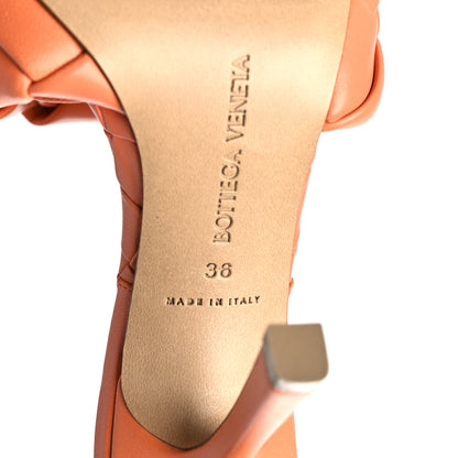 Bottega Veneta Nappa Maxi Intrecciato Lido Mule Sandals 36 Papaya 6 of 7