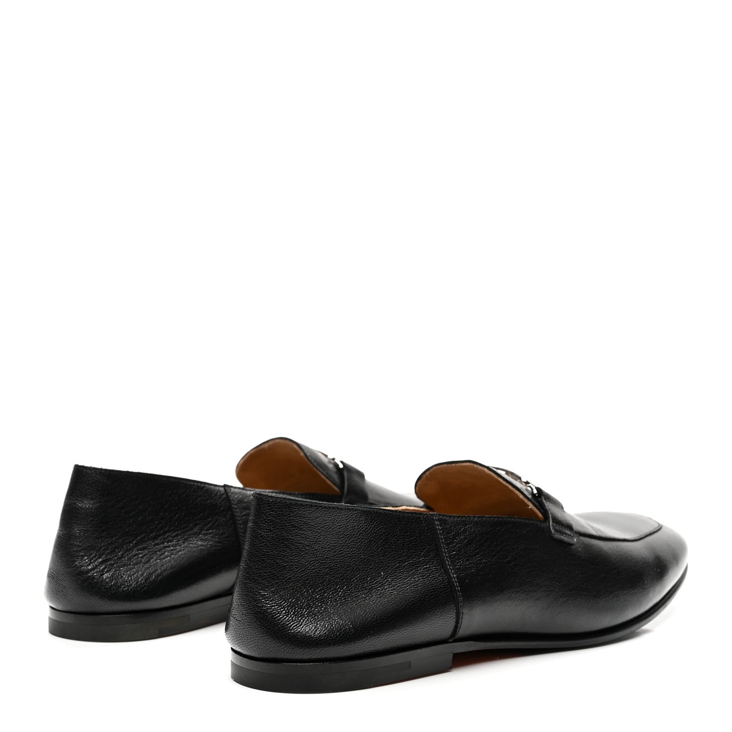 Goatskin Mens Tenor Mocassin Loafers 43 Black