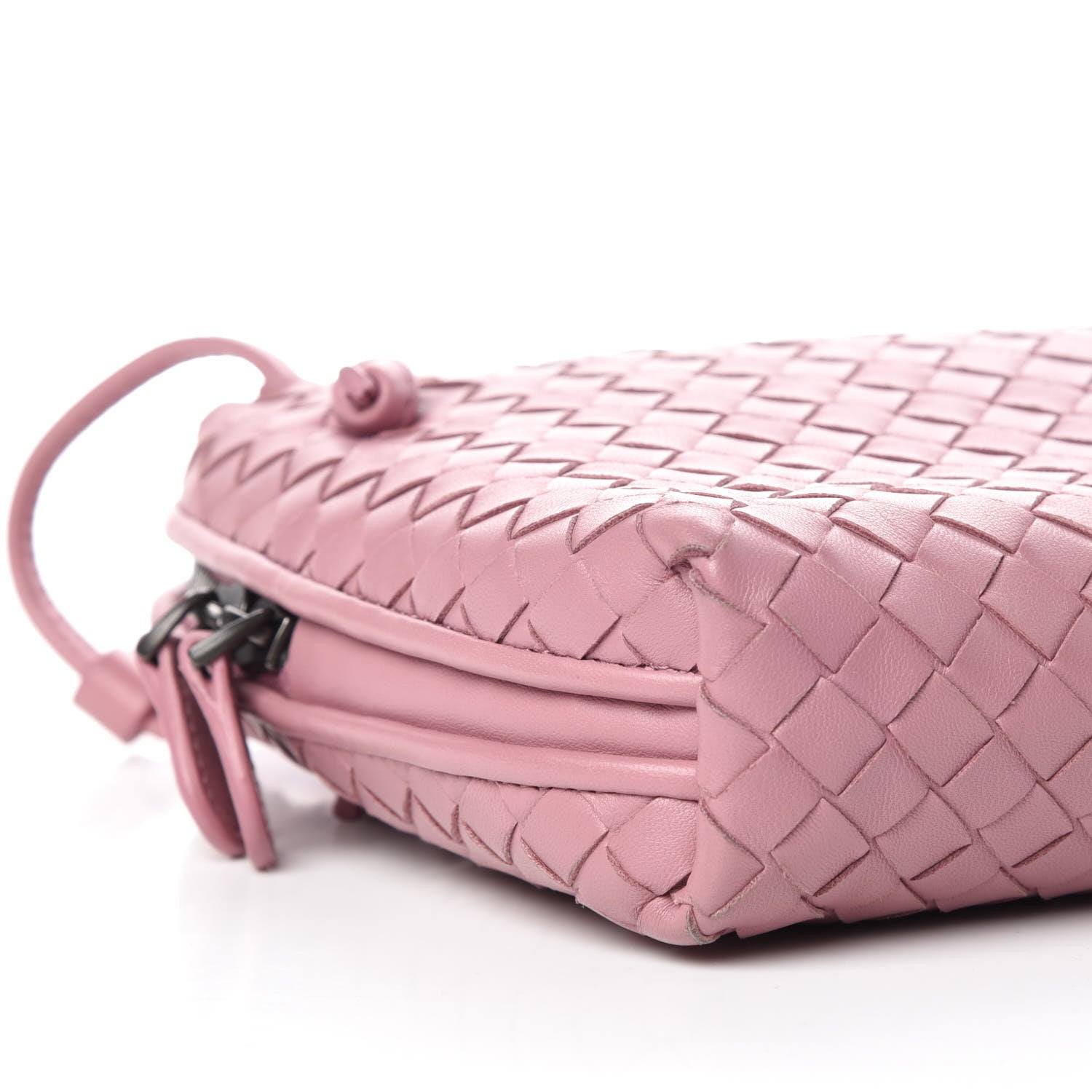 Bottega Veneta Nappa Intrecciato Pillow Crossbody Messenger Watteau 9 of 11