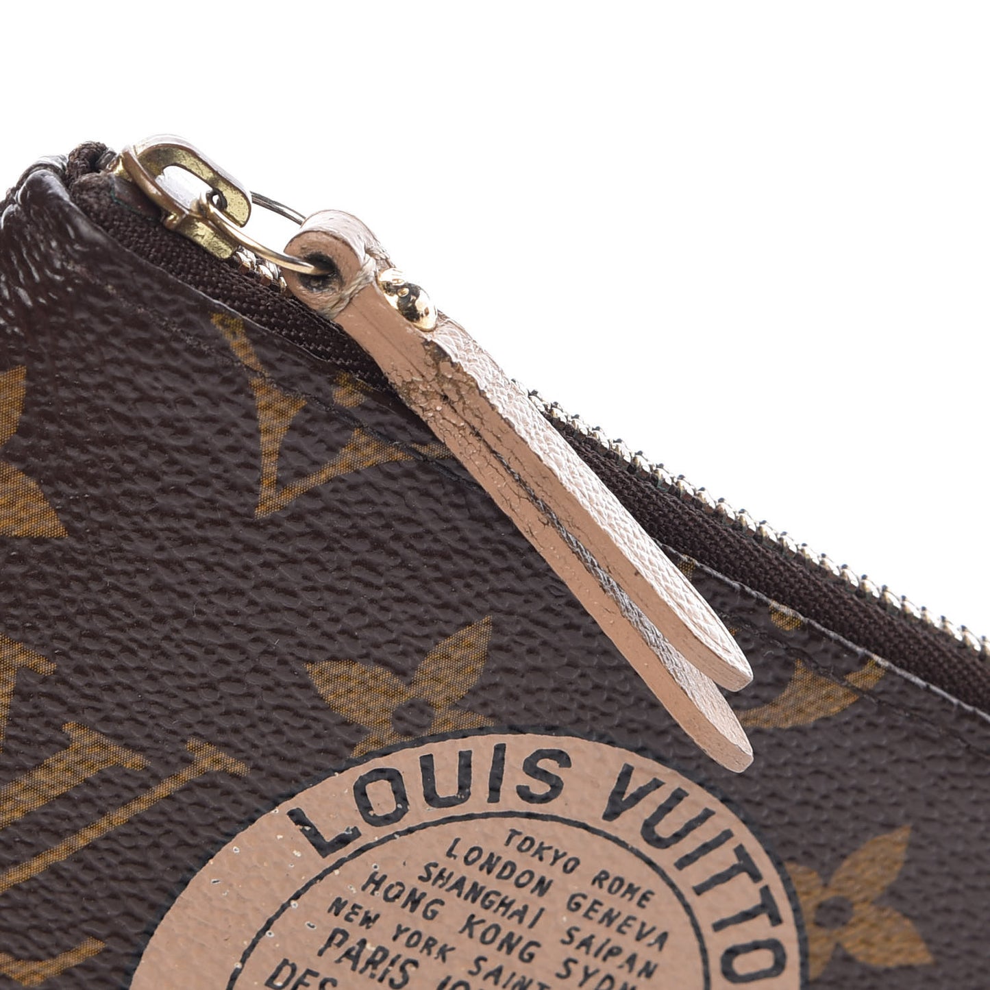 Monogram Complice Trunks and Bags Key Pouch Beige