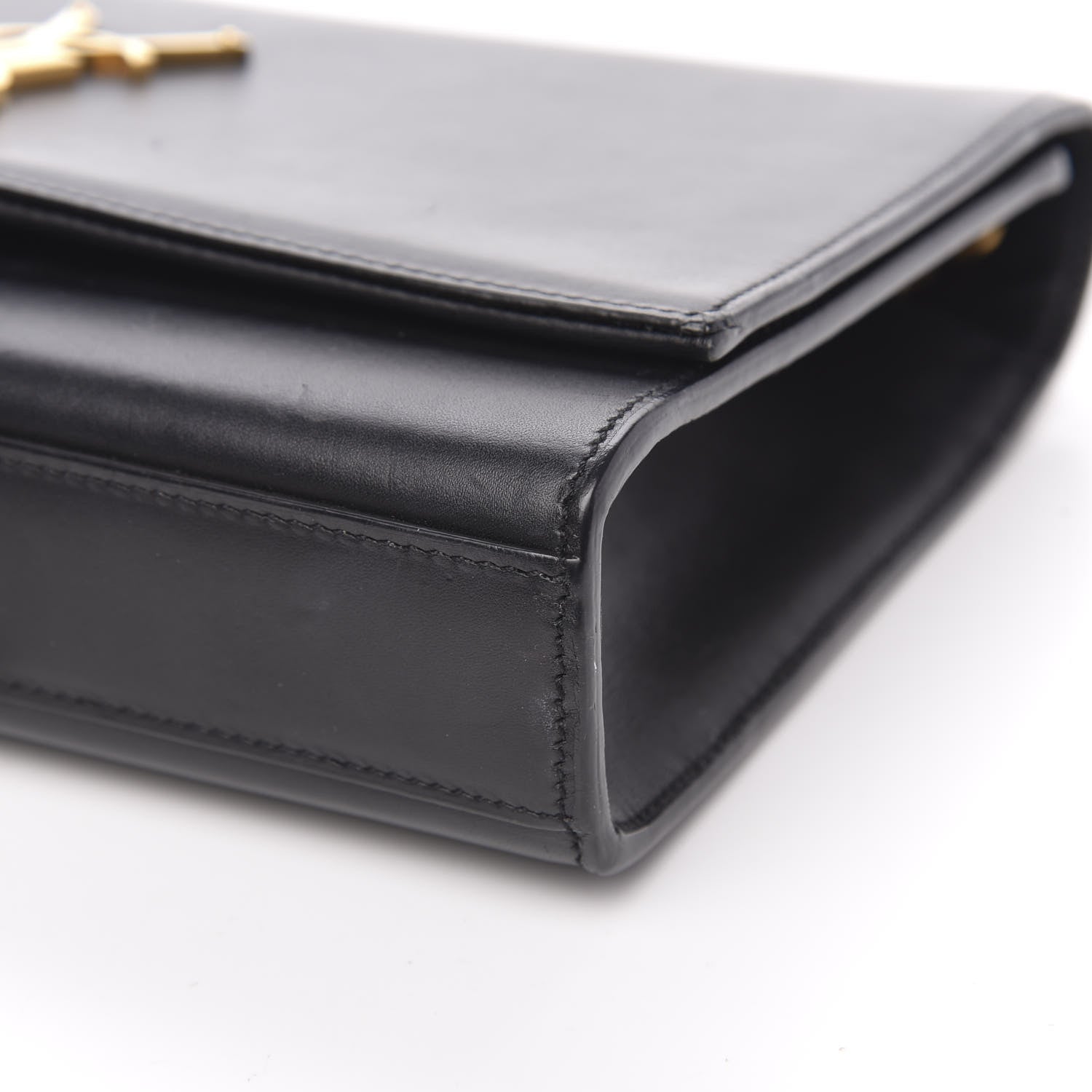 Saint Laurent Smooth Calfskin Medium Classic Monogram Kate Tassel Satchel Black 9 of 14