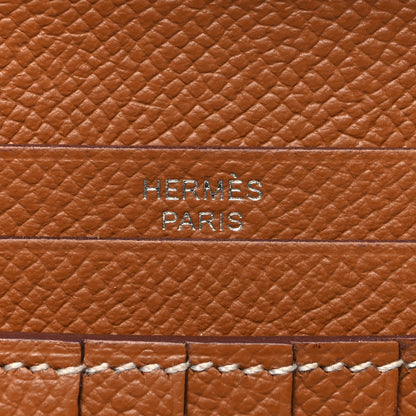 Hermes Epsom Bearn Compact Wallet Gold 7 of 10