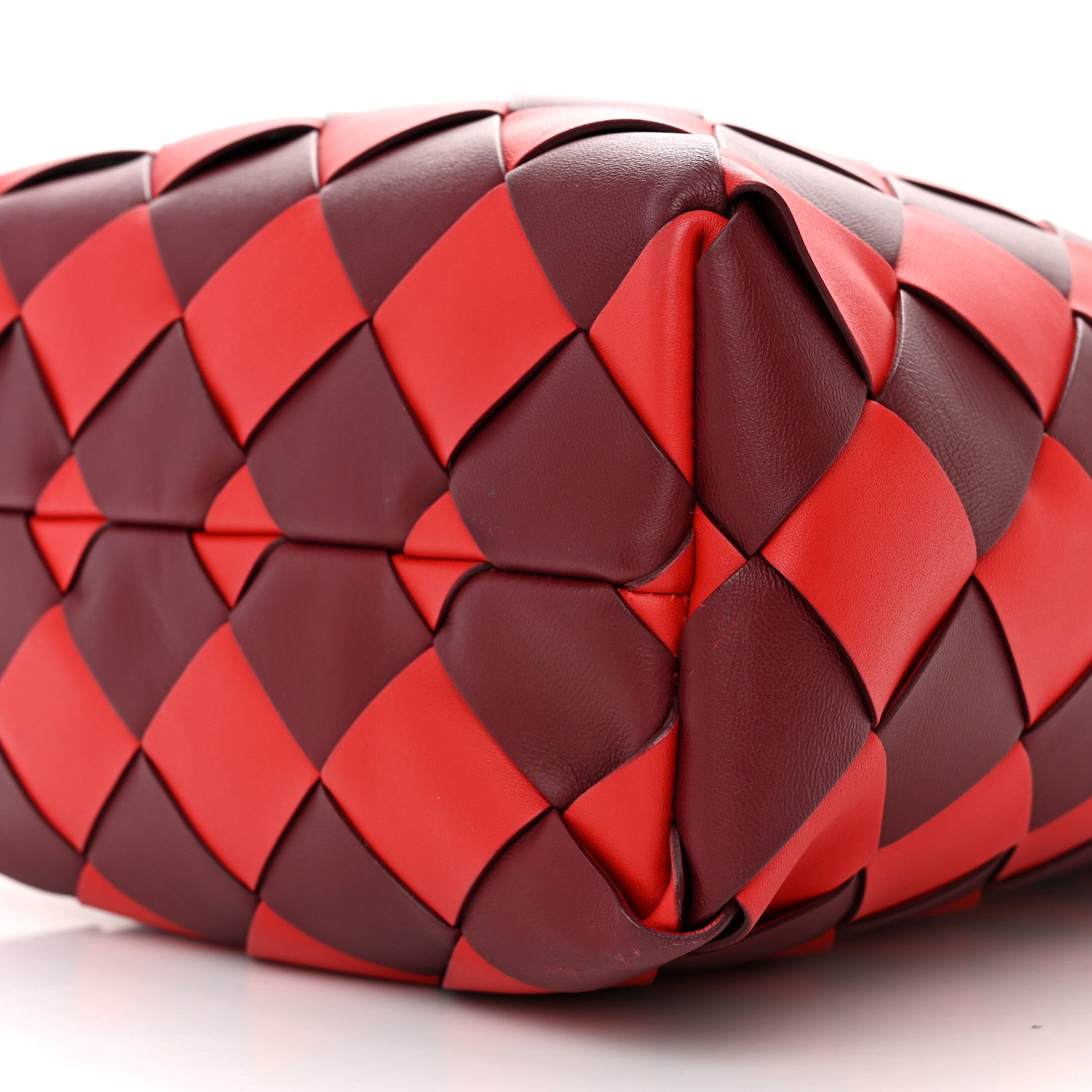 Bottega Veneta Nappa Maxi Cabat 30 Red Burgundy 9 of 10