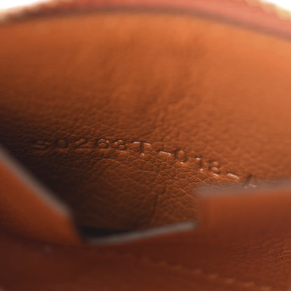Tom Ford Calfskin Zip Coin Purse Orange 6 of 9