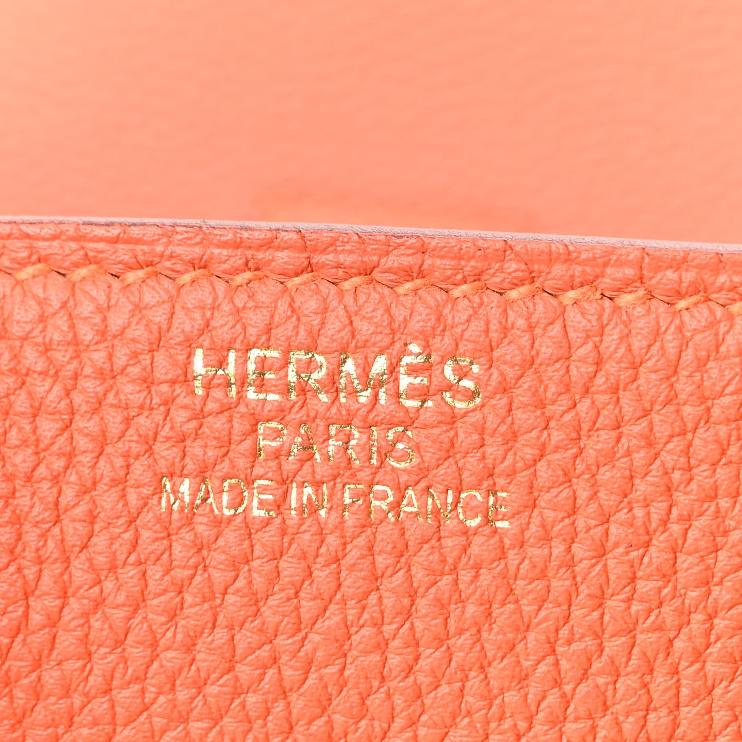 Togo Birkin 35 Orange
