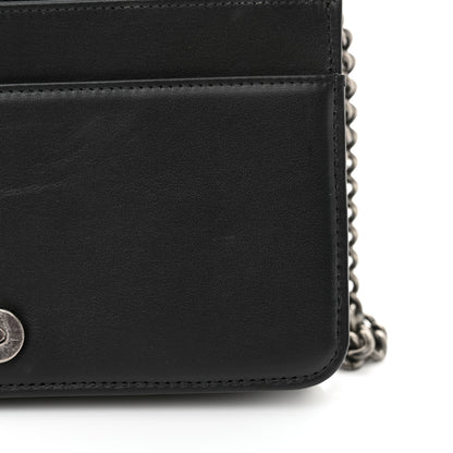 Chanel Caviar Quilted Boy Wallet On Chain WOC Black 12 of 14