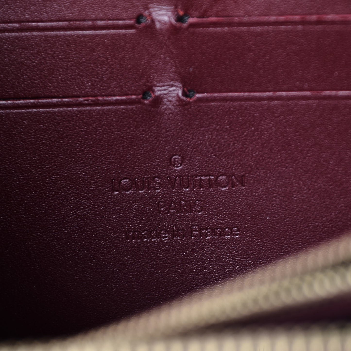 Vernis Zippy Wallet Griotte