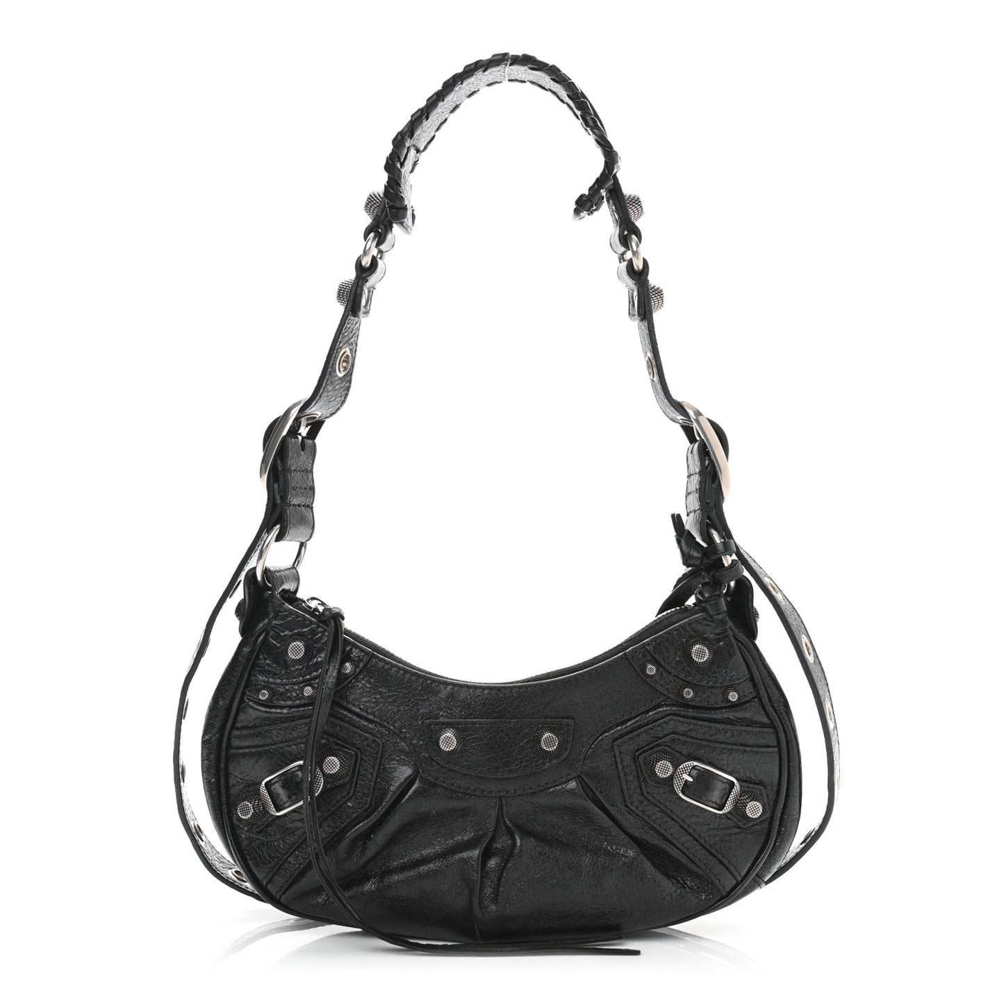Agneau Arena Le Cagole Shoulder Bag XS Black