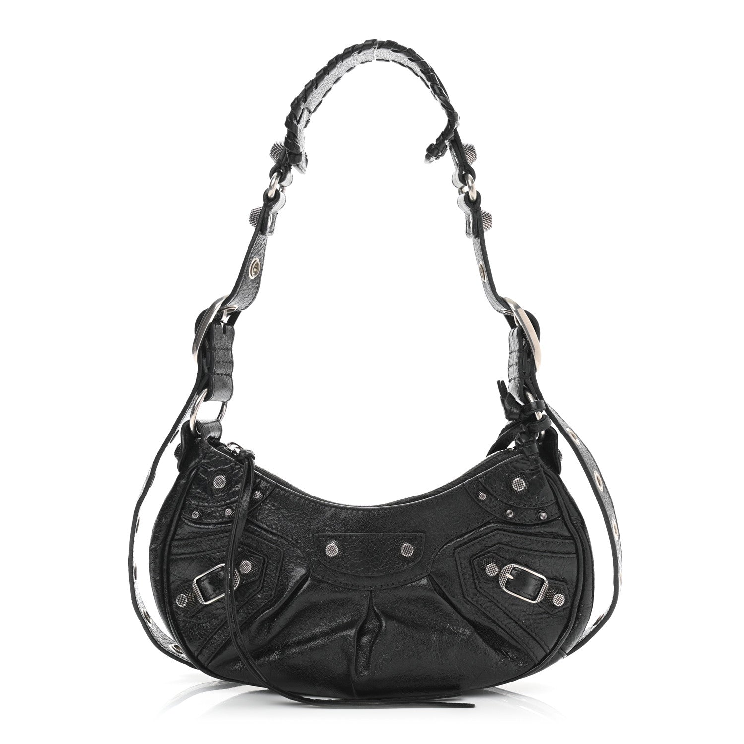 Balenciaga Agneau Arena Le Cagole Shoulder Bag XS Black 3 of 11