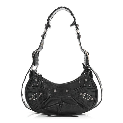 Balenciaga Agneau Arena Le Cagole Shoulder Bag XS Black 3 of 11