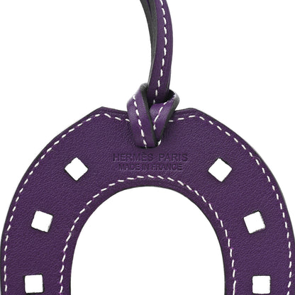 Hermes Swift Paddock Horseshoe Bag Charm Ultraviolet 3 of 4