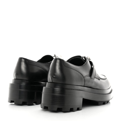 Hermes Glossed Calfskin First Oxford 35.5 Black 4 of 9