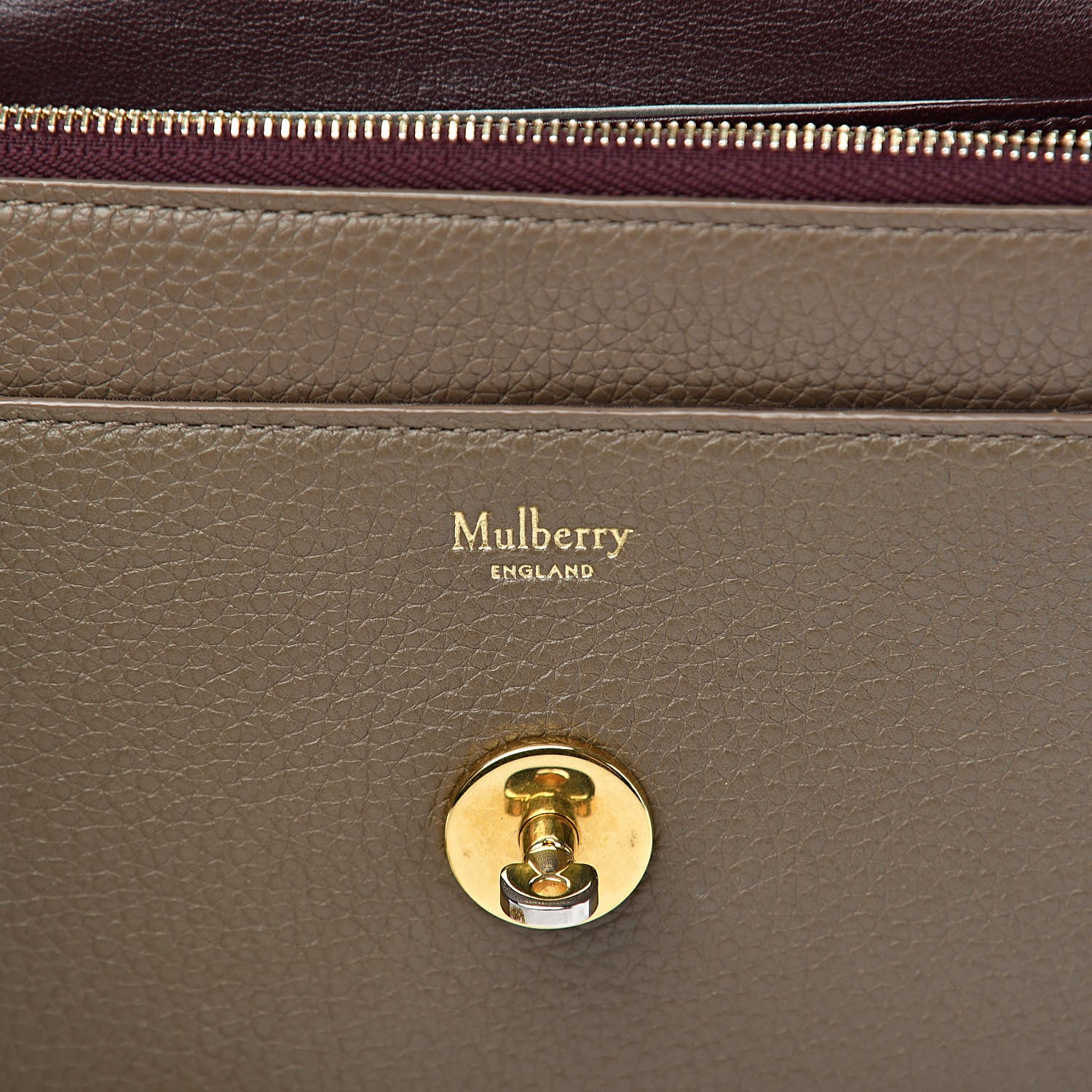 Mulberry Natural Grained Calfskin Small Darley Satchel Solid Grey 6 of 15