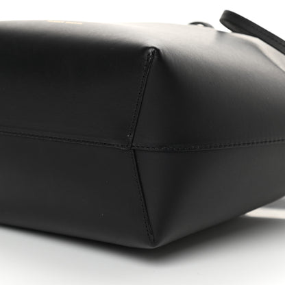 Mansur Gavriel Vegetable Tanned Calfskin Mini Bucket Bag Black Flamma 10 of 12