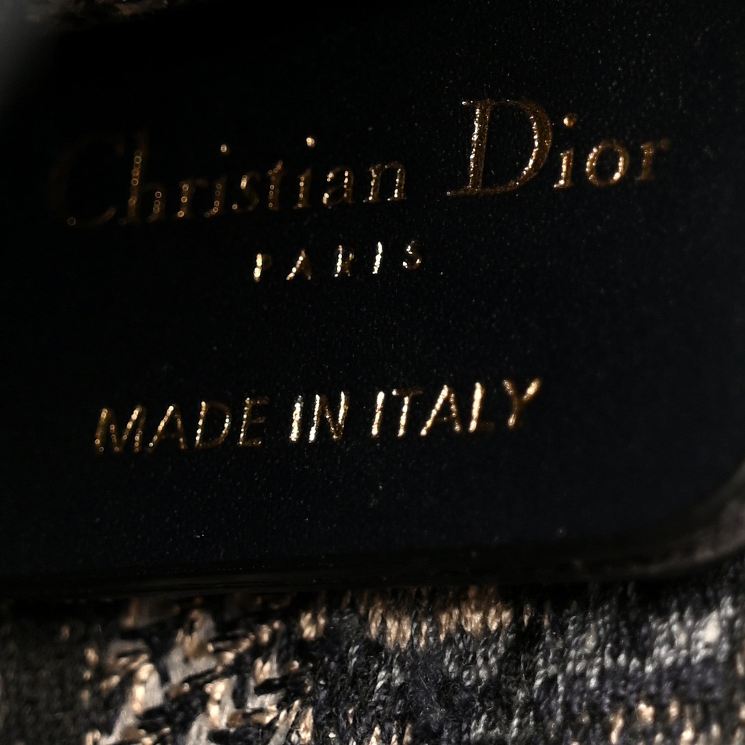Christian Dior Oblique Mini Book Tote Blue Multicolor 6 of 10