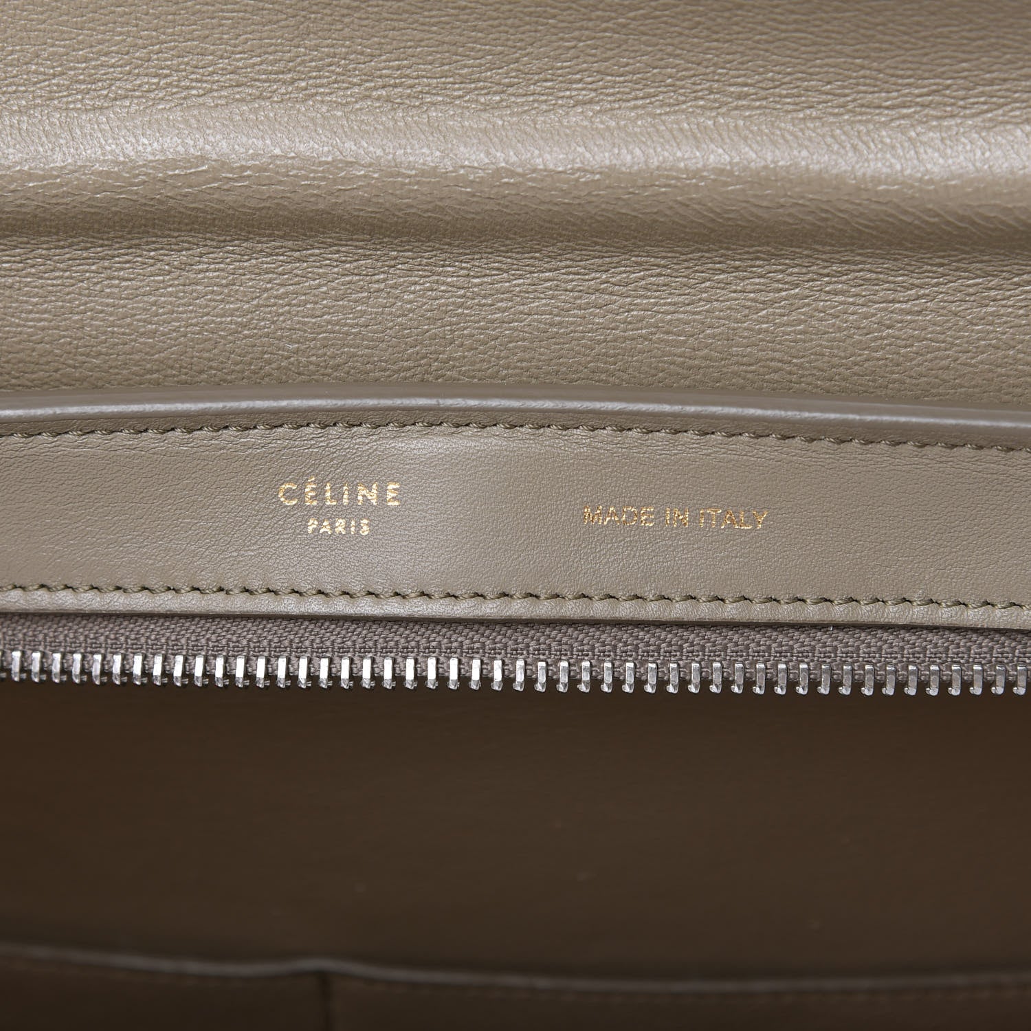 Celine Smooth Calfskin Suede Small Tri-Color Trapeze Orange 15 of 21