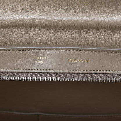 Celine Smooth Calfskin Suede Small Tri-Color Trapeze Orange 15 of 21