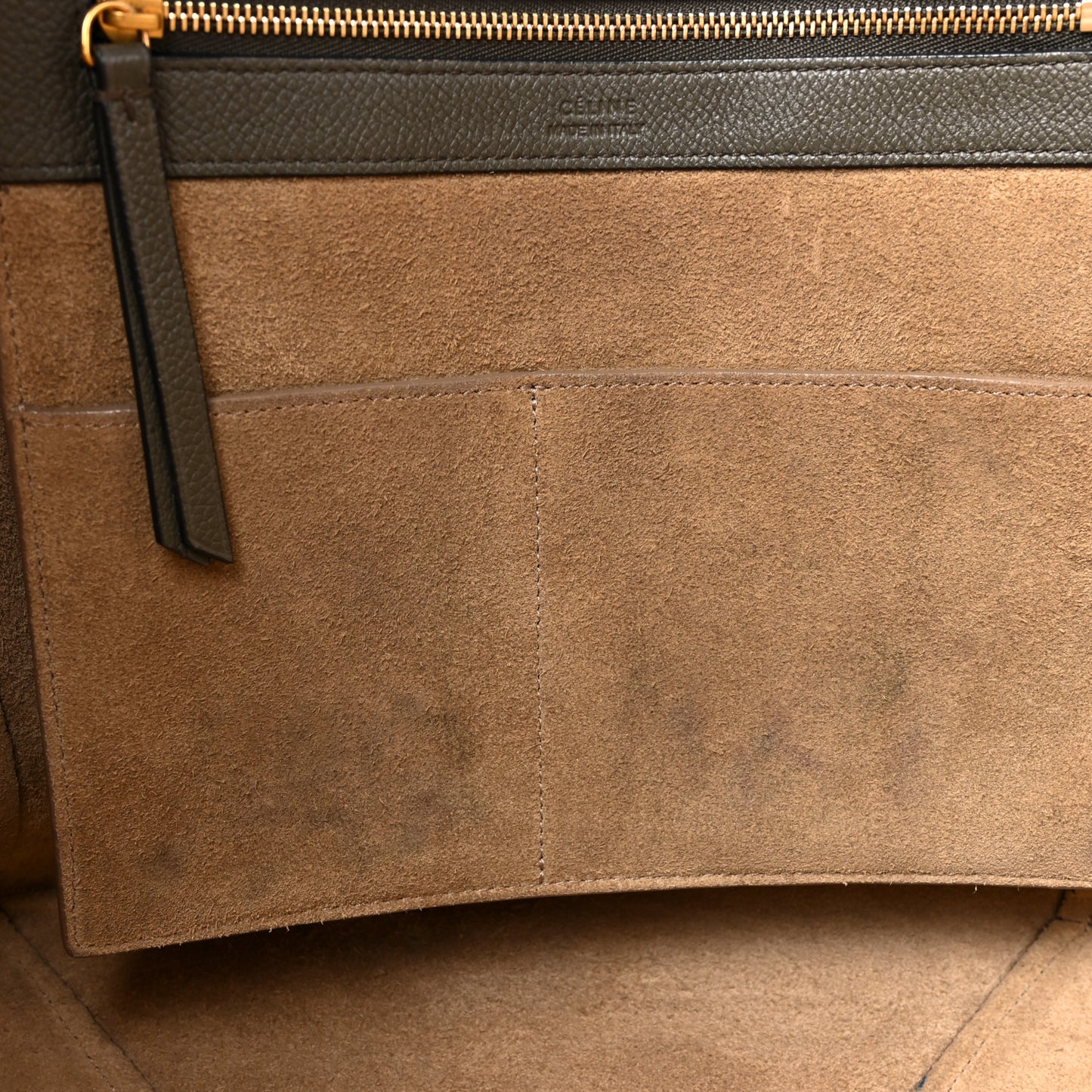 Soft Grained Calfskin Small Belt Cabas Phantom Taupe