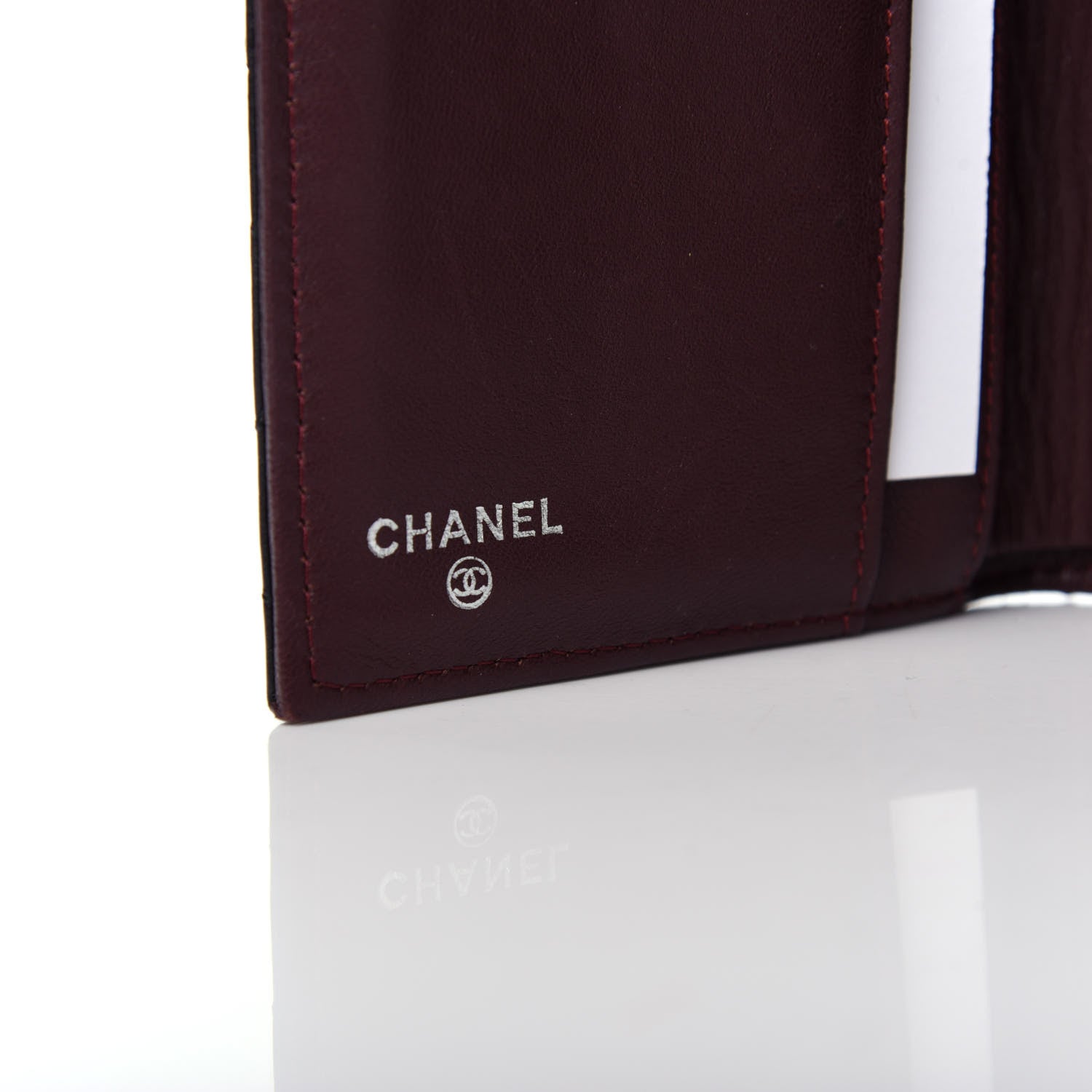 Chanel Lambskin Quilted Large Flap Wallet Black 6 of 8
