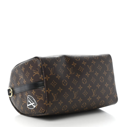Louis Vuitton Monogram My World Tour Speedy Bandouliere 30 Black 4 of 10