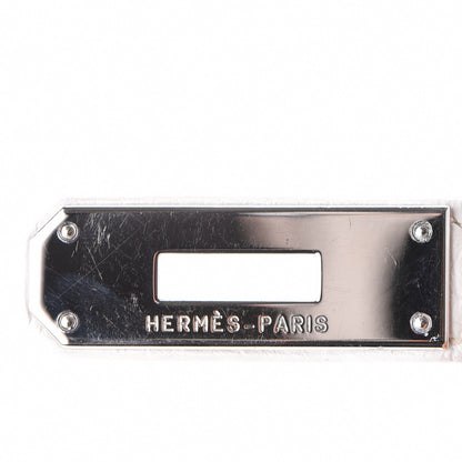 Hermes Taurillon Clemence Birkin 30 White 19 of 44