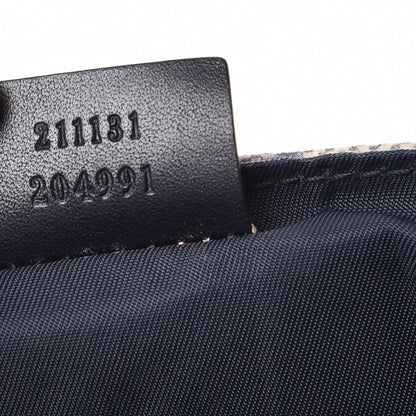 Gucci GG Plus Monogram Messenger Diaper Bag Navy 8 of 15