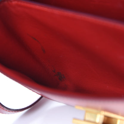 Celine Box Calfskin Teen Classic Box Flap Bag Red 15 of 17
