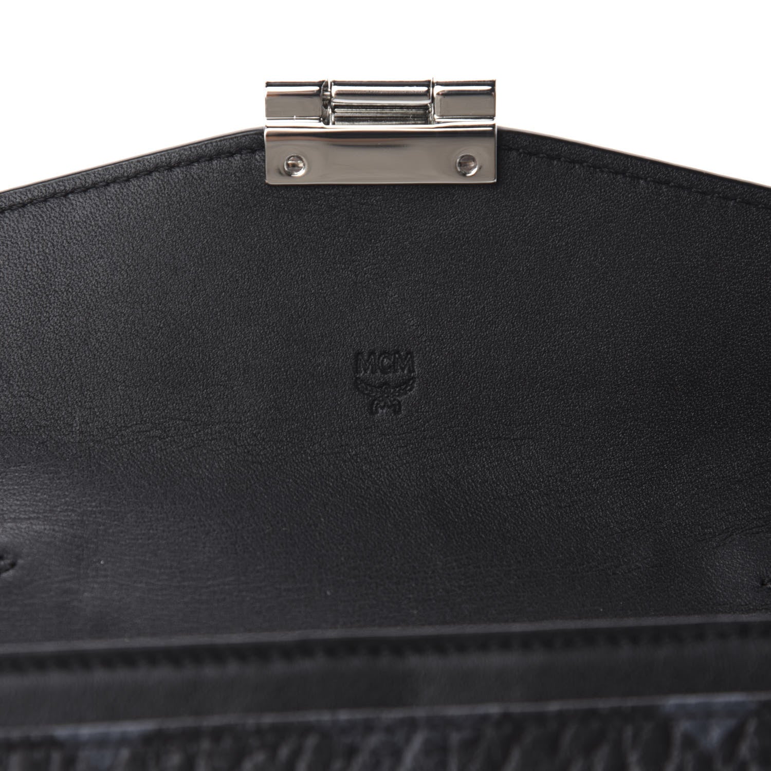 MCM Visetos Large Patricia Wallet On Chain Black 8 of 10