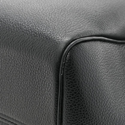 Celine Smooth Calfskin Cuir Triomphe Cabas Drawstring Black 12 of 13