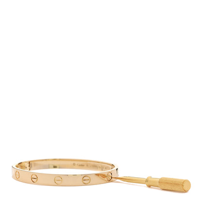 Cartier 18K Yellow Gold LOVE Bracelet 16 7 of 8
