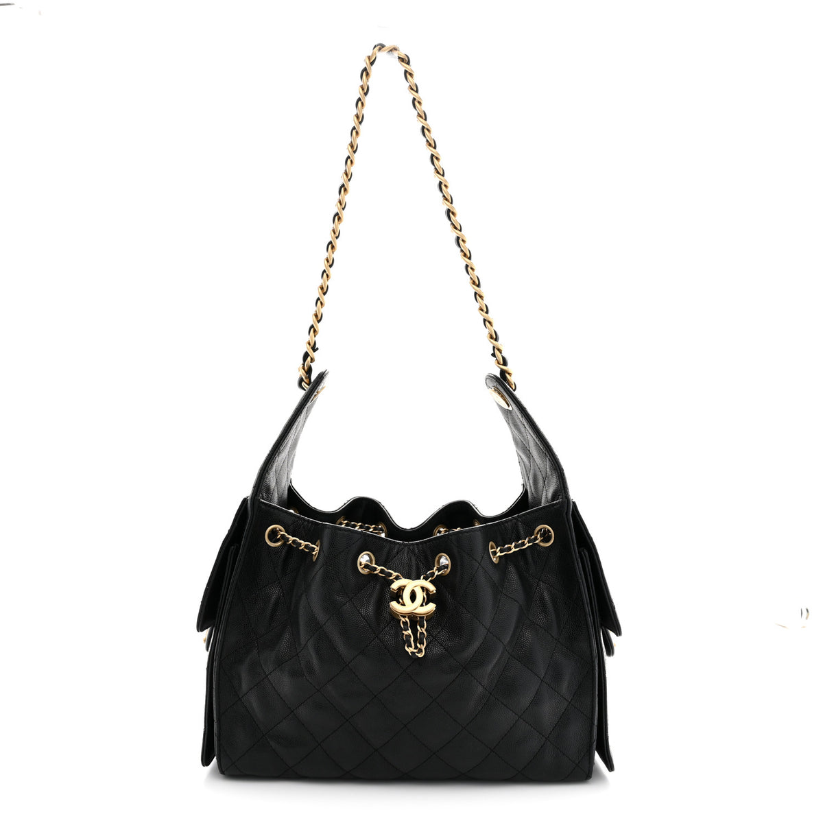 Chanel Caviar Quilted Small Chanel 25 Handbag Black 1 of 11
