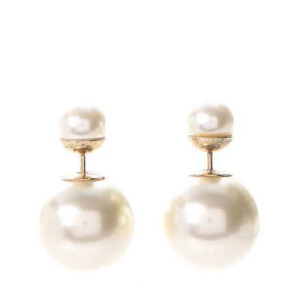 Christian Dior Pearl Mise En Dior Tribal Earrings 1 of 5