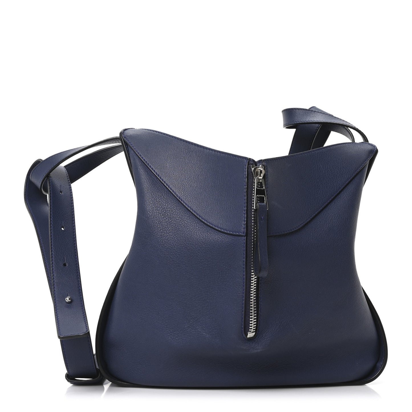 Calfskin Small Hammock Shoulder Bag Marine