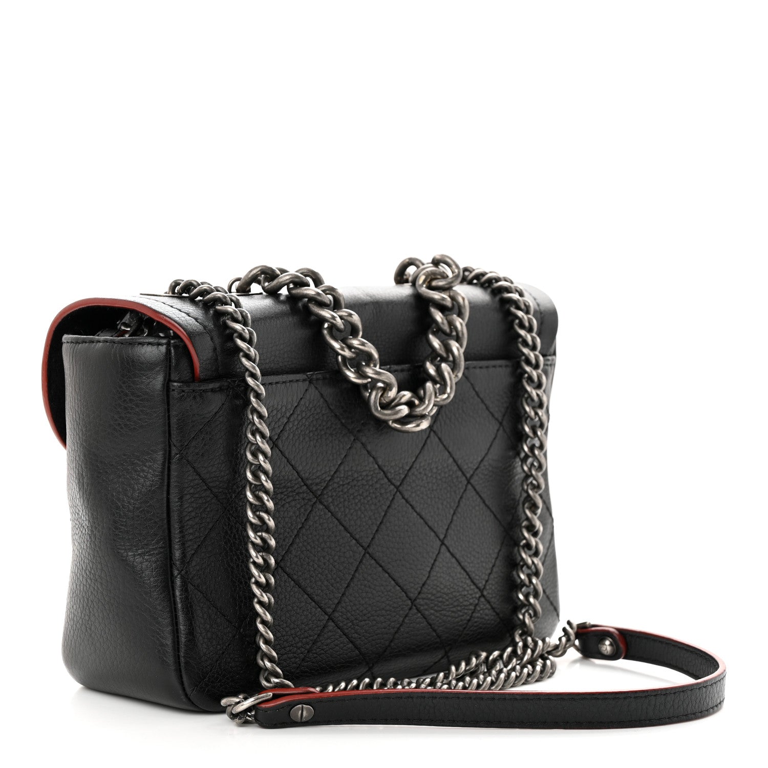 Chanel Grained Calfskin Archi Chic Flap Black 3 of 12