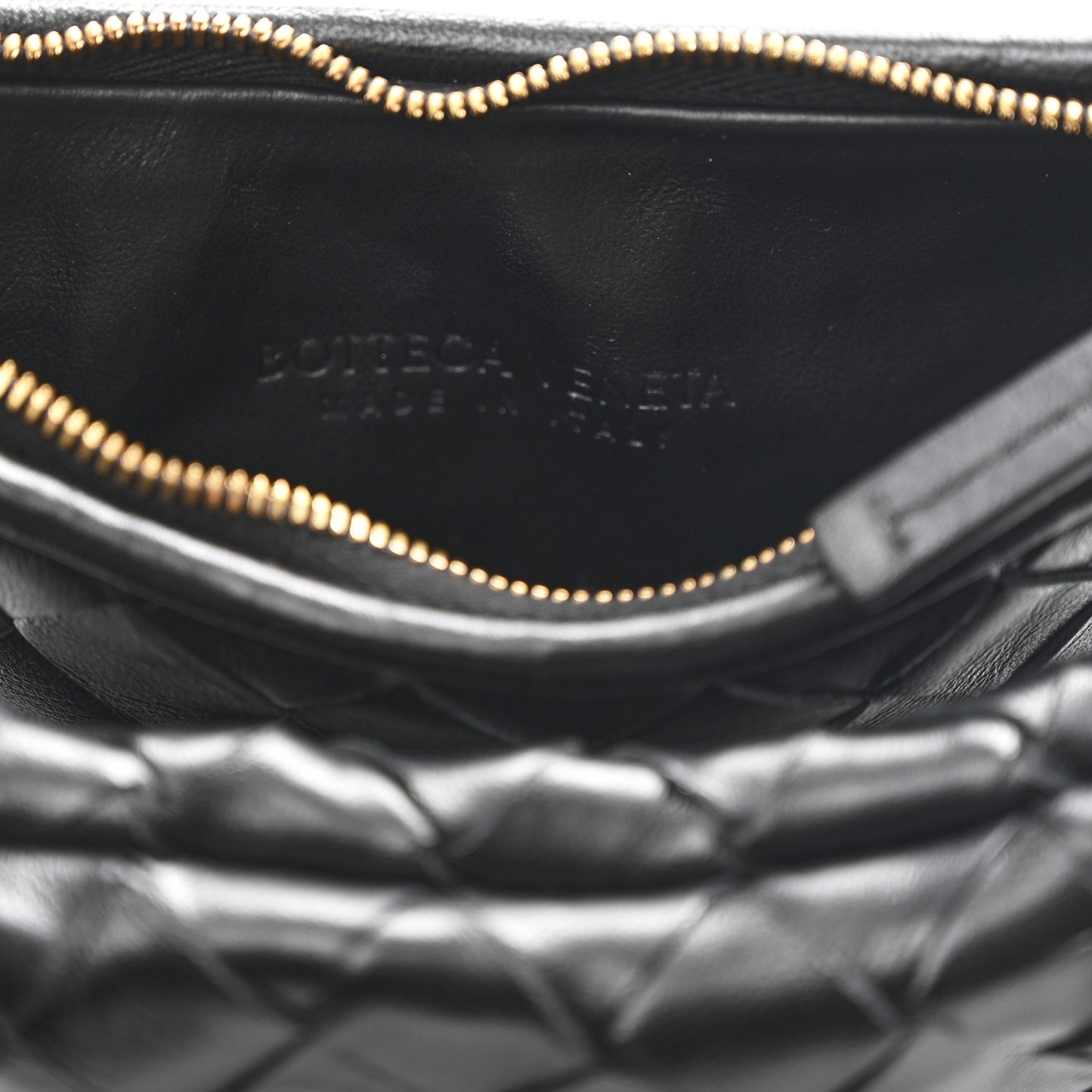 Nappa Intrecciato Small Gemelli Black