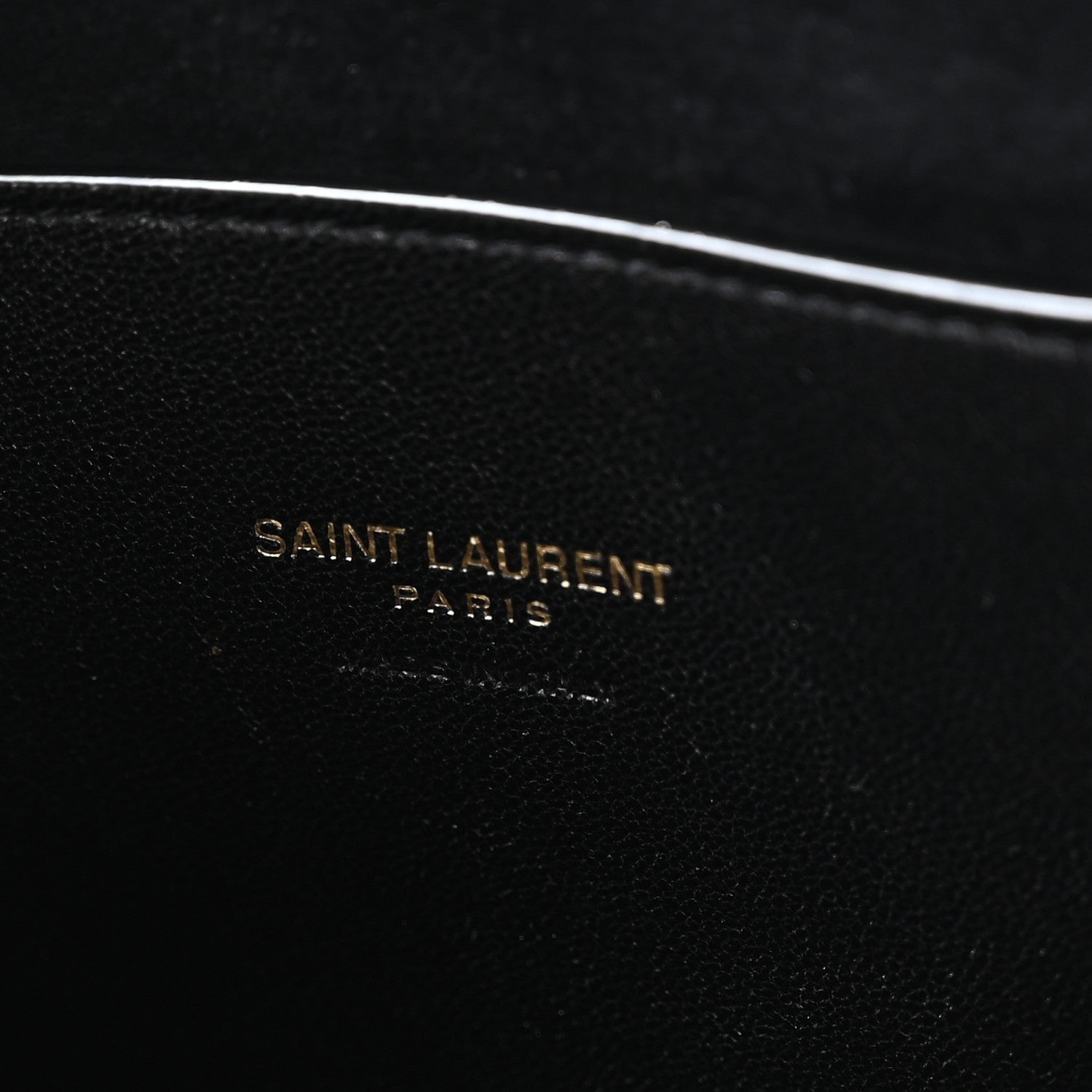 Saint Laurent Lambskin Pochon Shoulder Bag Black 6 of 10
