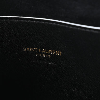 Saint Laurent Lambskin Pochon Shoulder Bag Black 6 of 10